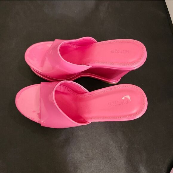 BRAND NEW FOREVER OPEN-TOE PLATFORM BLOCK-HEEL SANDAL - Picture 6 of 16